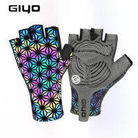 Giyo Cycling Gloves Road MTB Touch Screen Mountain Bike Gloves EVA Pads Palm Full Finger Reflective Bicycle Mitts for Men Women