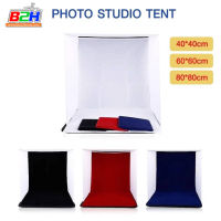 PHOTO STUDIO TENT เต็นท์ถ่ายสินค้าแบบสี่เหลี่ยม มาพร้อมฉากหลัง 4 สี ใช้งานง่าย ได้ภาพอย่างมือโปร