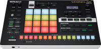 Roland VERSELAB MV-1 ZEN-Core Professional Song Production Studio for Songwriters and Singers. 4x4 pads and TR-REC Step Sequencer for drums, basslines, and melodic parts.