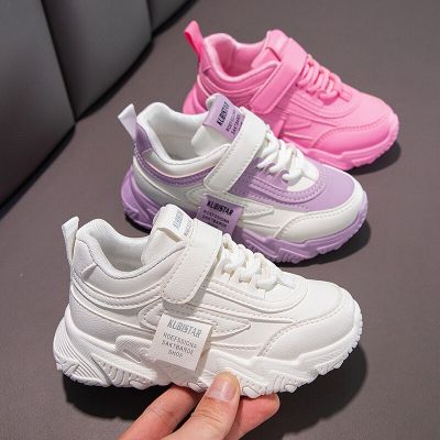 Kids Sports Shoes for Girls Boys Children Running Sneakers PU Soft School Casual Shoes Classic Fashion Anti-skid Spring Autumn