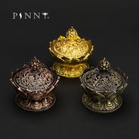 [Popular Accessory] PINNY โลหะผสมขนาดเล็กทิเบตกระถางธูป MetalSandalwood กระถางไฟห้อง DecorationBuddha ตกแต่งเนปาลงานฝีมือ