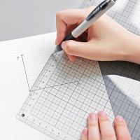 Transparent Ruler Board A4 B5  Students Writing Desk Pad PVC Grid Sewing Cutting Mats Drawing Clipboard Measuring Supplies Food Storage  Dispensers