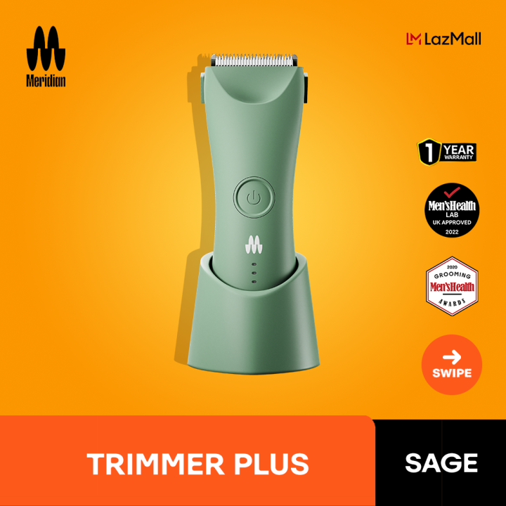 The Trimmer Plus by Meridian: Electric Waterproof Wet/Dry Groin & Body ...