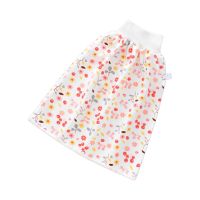 2 in 1 Comfy Children Baby Diaper Skirt Shorts Cotton Anti Bed-wetting Waterproof Absorbent Washable for Boy Girl Night Time Pot