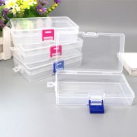 Transparent plastic storage box PP rectangular household small parts box product packaging box hardware tool storage box