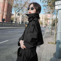 Long Trench Coat Ladies Double Breasted Slim Trench Coat Female Outwear Windbreaker Casual Street All-match Womens Clothing XXL