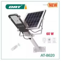 SOLAR LED STREET LIGHT โคมไฟถนนโซล่าร์เซลล์ กำลังไฟ 60 วัตต์ พร้อมขายึดแผงโซล่าร์และขายึดเสาไฟ และรีโมทคอนโทรล รุ่นSOLAR AT-8660โคมไฟ โคมไฟโซล่าเซล(2375)