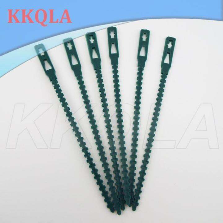 qkkqla-50pcs-plastic-plant-cable-ties-reusable-tools-garden-grow-kit-tree-climbing-support-gardening-planter-13-5cm-17cm