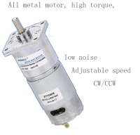 มอเตอร์เกียร์ ZGA37FH มอเตอร์เกียร์ เฟืองทดเป็นเหล็กทั้งหมด รุ่น 12v. สต๊อกไทย