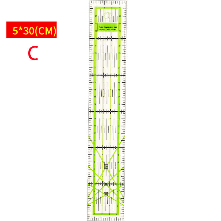 5*30cm Clear Sewing Ruler Patchwork Ruler with Grid Lines Tailor Yardstick Cutting Quilting Ruler DIY Sewing Accessories Tools