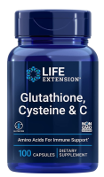 Life Extension Glutathione, Cysteine &amp; C / 100 Capsules