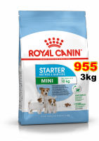 Royal canin Mini starter 3Kg สูตรลูกสุนัขพันธุ์เล็กหย่านม-4เดือน แม่ตั้งท้อง-เลี้ยงลูก ขนาด 3กก. Exp.05/2024