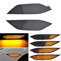 2x รถด้านข้าง Marker Light แบบไดนามิกไฟเลี้ยว LED สำหรับ Porsche 958 92A 2010-2014 95863107200น้ำไหล Blinker