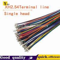 100PCS XH2.54 terminal wire spacing 2.54mm single and double head pressure reed 26awg electronic wire 80MM/10CM/20CM/30CM-50CM Wires Leads Adapters