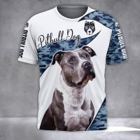 Hot Sale Homme Boxer Dog 3D T Shirts Fashion Cute Animal Puppy Graphic Unisex Personalized Casual Short Sleeves Crew Neck Loose