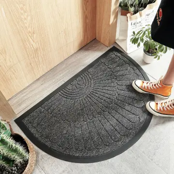 Home Scrape Door Mats Outdoor Indoor Dirt Trapper Mat Dustproof Non Slip  Doorway Doormat for Entrance