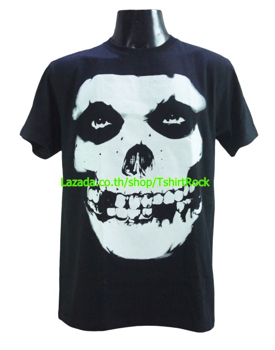 เสื้อวง-misfits-มิสฟิตส์-ไซส์ยุโรป-เสื้อยืดวงดนตรีร็อค-เสื้อร็อค-mif1318-ผ้า100-คอฟิต