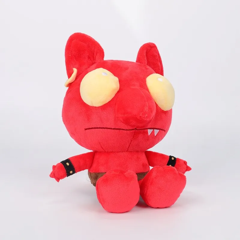 Roblox Doors Horror Monster Plush Doll Action Figure Wearing Earrings Red  Monster Doll Children's Gift