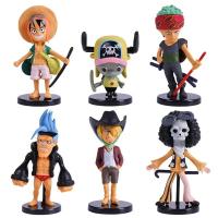 [COD] Piece Figure Q Version 6 Luffy Anime Peripheral Decoration Ornament Wholesale Explosive