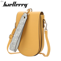 Baellerry 2021กระเป๋าสตางค์ของผู้หญิงกระเป๋าสะพายขวางขนาดเล็ก MODE Korea สีทึบ Dvr อเนกประสงค์กระเป๋ามือถือ