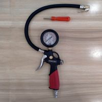 Car Tire Air Pressure Gauge Dial Meter Vehicle Inflation Gun Handle Grip Trigger Inflator For Auto