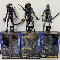 NECA คนต่างด้าวมีดโกนกรงเล็บ Arachnoid Chrysalis Predator แอ็คชั่นของเล่นตุ๊กตาของขวัญ23เซนติเมตร