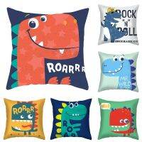 Cartoon Dinosaur Series Pillowcase Cushions for Sofa Polyester Pillowcover Decorative Decoration of Childrens Room