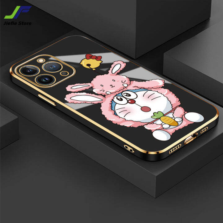 เคสมือถือลายแมวการ์ตูน-jiefie-ใหม่กระต่ายกันกระแทกสำหรับ-oppo-reno-2-reno-4-pro-reno-4-reno-5-pro-reno-5-pro-reno-5-reno-6-reno-6-pro-reno-7-pro-reno-7-pro-reno-7-reno-8โดราเอมอนน่ารักเคสห่อหุ้ม-tpu