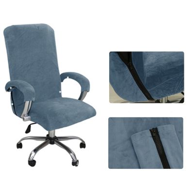{cloth artist}3ชิ้น/เซ็ต AllHome OfficeChair CoverSimple ยืดหยุ่นแปรงเก้าอี้ที่นั่งปลอกหุ้มขนาด M/lcolors
