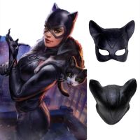 【Lao Zhang Fashion Cosplay】ฮาโลวีนเซ็กซี่น่ารักสาวแมว Selina Kyle หน้ากากบรูซเวย์นเครื่องแต่งกายคอสเพลย์น้ำยางหมวกผู้ใหญ่ผู้หญิง P Rop