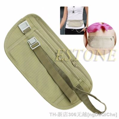 Cloth Travel Pouch Hidden Wallet Passport Money Waist Belt Bag Slim Secret Security Money Travel Storage Bag