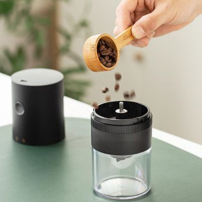 （HOT NEW）2022ใหม่ Jellycoffee Grinder Professionalbeans Grinding TYPE CCoffee Grinder Charge USB J7G5
