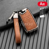 โครงเปลือกนอกเคสกุญแจรีโมตรถโลหะผสมใหม่สำหรับ VW Volkswagen รุ่น Passat B8 Magotan Tiguan Golf สำหรับอุปกรณ์ตกแต่ง A7สโกด้าโคดิแอคยอดเยี่ยม