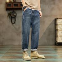 Fast Shipping New Jeans MenS Straight Leisure Casual Trousers Korean Versatile Pants Clothing Tide Brand