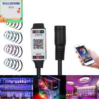 BULLOCKNE ใหม่ DC 5-24V สำหรับ 5050 3528 ฉลาด ไร้สาย ตัวควบคุม RGB อะแดปเตอร์ บลูทู ธ แถบไฟ LED