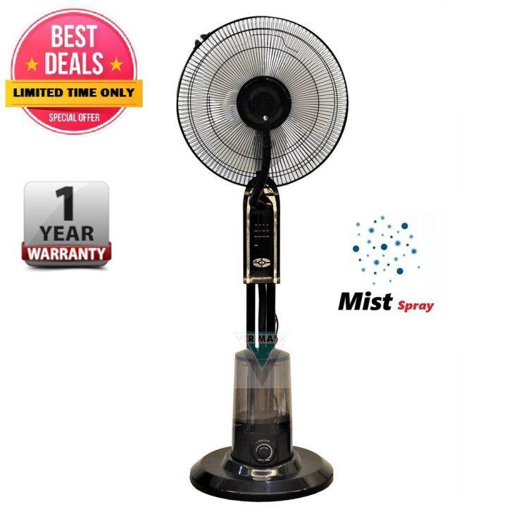 Air Conditioning Humidifier Mist Water Spray Cooling Stand Fan Lazada