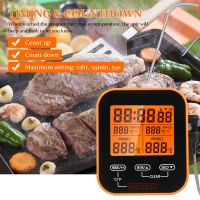 ♞ Digital Food Thermometer Timer Wireless Meat Temperature Probe Thermomter Oven Thermometer for Grill Barbecue Kitchen Cooking