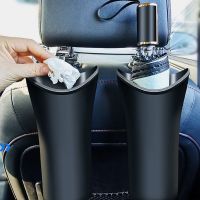 Multifunctional Car Umbrella Storage Bucket Black Plastic Holder Barrel with Hook Trash Storage Box Universal Auto Storage Tools Umbrellas