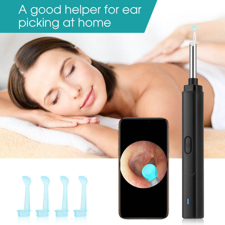 4.5mm Smart WiFi Ear Otoscope Wireless Endoscope Ear Teeth Ora