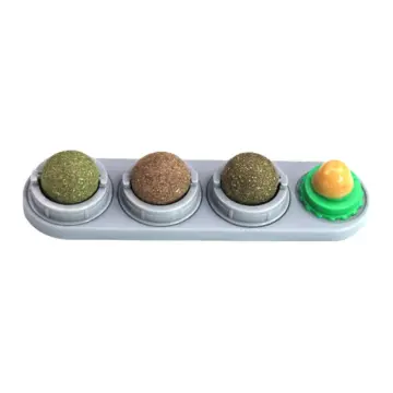 Catnip Ball Toys Rotatable Catnip Wall Roller Edible Cat Licking Toy Cat  Paw Cat Chew Toys Interactive Toys for Teeth Cleaning - China Cat Toy and  Catnip Ball price