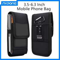 Mobile Phone Bag Belt Clip Waist Phone Pouch for 3.5-6.3 Inch Oxford Cover Bags for iphone 12 11 pro SE 2020 8 7 6 plus Samsung