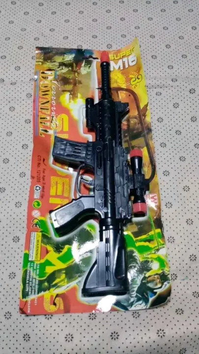 PLASTIC TOY GUN/ FAKE GUN TOYS FOR KIDS WITH SOUNDS | Lazada PH