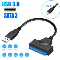 SATA to USB 3.0/2.0 Cable for 2.5 Inch External HDD SSD Hard Drive 6 Gbps Hard Drive SATA 3 22 Pin Adapter USB 3.0 to Sata III