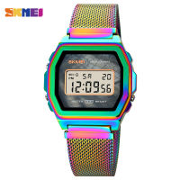 SKMEI Fashion Japan Digital movement Sport Watch Men 3Bar Waterproof Watches Stainless Steel Strap Clock Watch reloj hombre 1806