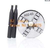 จัดส่งฟรี K02-65mm 4 ขากรรไกรเครื่องกลึงเชยมินิเครื่องกลึงหัวจับคอลเลทด้ายภายใน M14X1