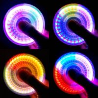 2021 New LED Light Fidget SpinnerRainbow Fidget Toy Light Finger Hand Spinner for Kids Adults