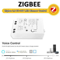 ใหม่ Tuya Smart Zigbee 3.0 Dimming Controller Switch รองรับ Smartthings 0-10V 1-10V ทำงานร่วมกับ Smart Life Alexa Home