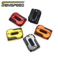 SEMSPEED ฝาปิดกระปุกดิสเบรค รถจักรยานยนต์น้ำมันเบรกฝาครอบถังอ่างเก็บน้ำยามสำหรับ Honda FORZA 350 300 250 ADV350 Click160 PCX160