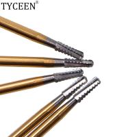 10ชิ้นกล่องทันตกรรมหักมงกุฎเข็มสำหรับ Break Crown Endodontic Gold Plated Handle ความเร็วสูงทันตกรรมเจาะทันตแพทย์เครื่องมือ1958 #