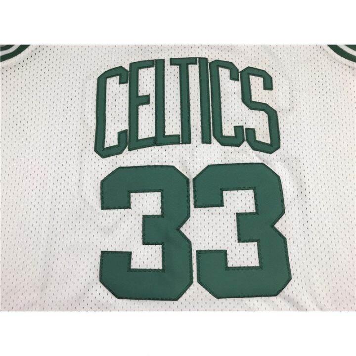 เสื้อกีฬาแขนสั้น-ลายทีม-boston-celtics-no-7-สไตล์-33-bird-2020-โลโก้บาสเก็ตบอล-สีขาว-สไตล์เรโทร